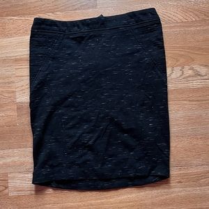 Black stretch skirt